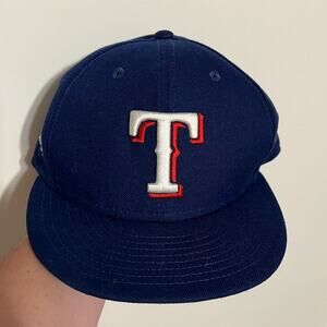 Texas Ranger baseball new era official on field cap